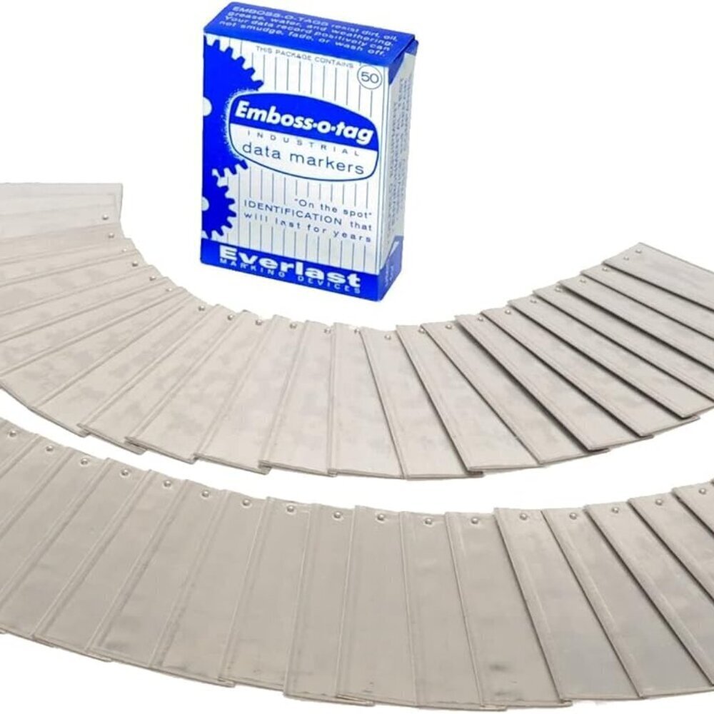 Double Sided Write On Metal Labels for Outdoor, Gardening, and High Durability